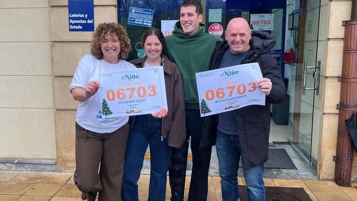 Bea Elkoro: "Ez dakigu saritutako dezimoa nork erosi duen, makinan ateratakoa izan da eta"