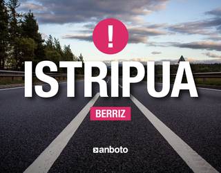 Bi autok izandako istripu baten ondorioz auto ilarak sortzen dabiltza AP-8an, Berriz parean