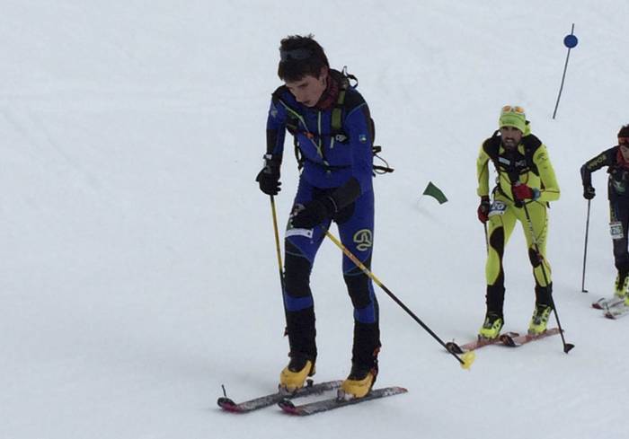 Aitor Ajuria podiumera Candanchuko eski proban 