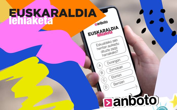 Euskaraldiari buruz ANBOTOk egindako lehiaketak badu irabazlea