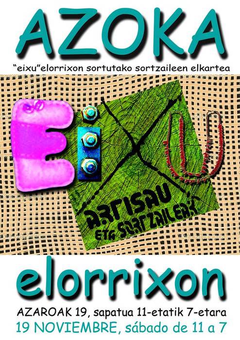 Eixu artisau elkarteak azoka antolatu du