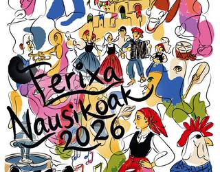 'Iskanbila' izan da Ferixa Nausikoak 2026ko kartel-lehiaketaren irabazlea