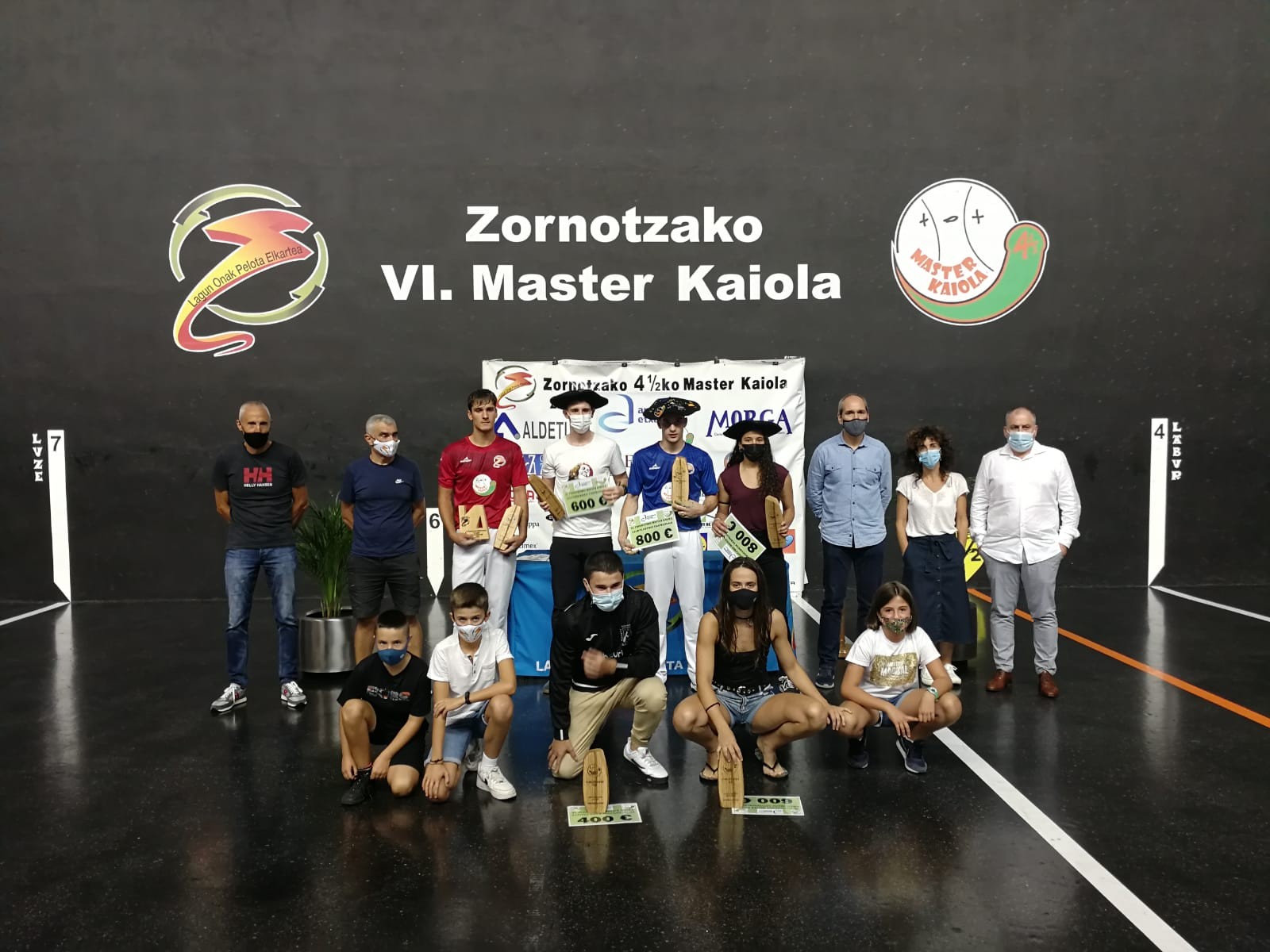 Gutierrezek, Salsamendik eta Irribarriak irabazi dituzte Master Kaiolako txapelak