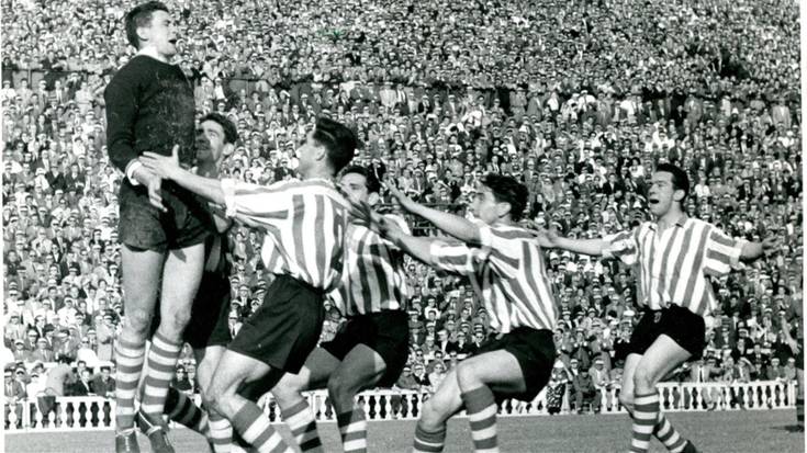 [ARGAZKI GALERIA] Carmelo Cedrun Athleticeko atezain mitikoa hil da