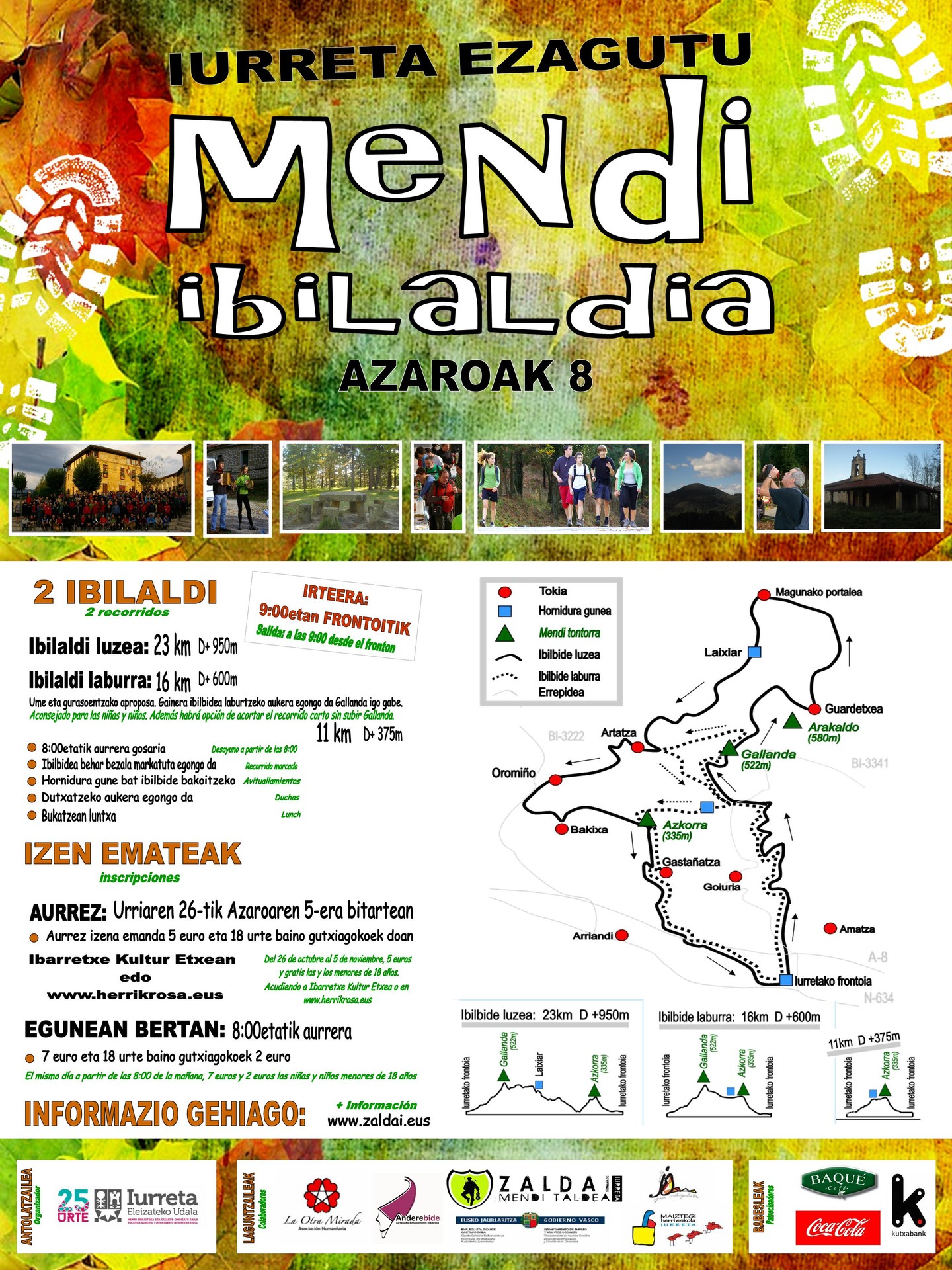 MENDI IBILALDIA Iurretako zenbait txoko ezagutuz