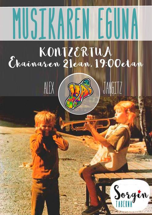 Alex eta Jangitz, kontzertuan