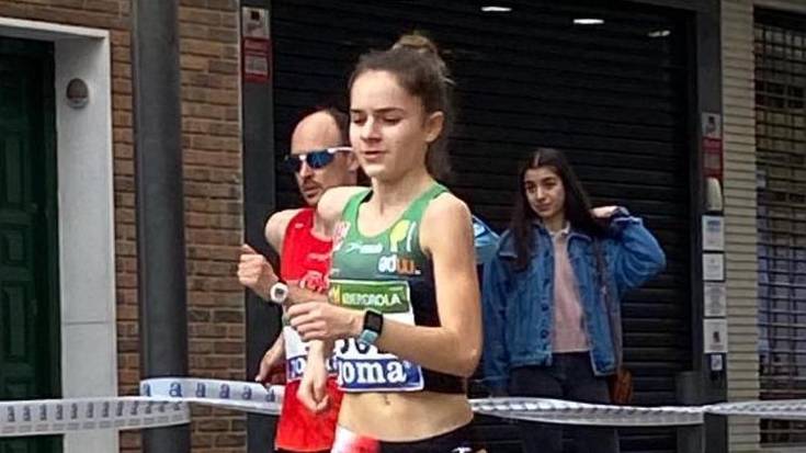 Ainhoa Colino, 15 urtegaz Euskadiko ibiltaririk onena bihurtu den harribitxi berriztarra