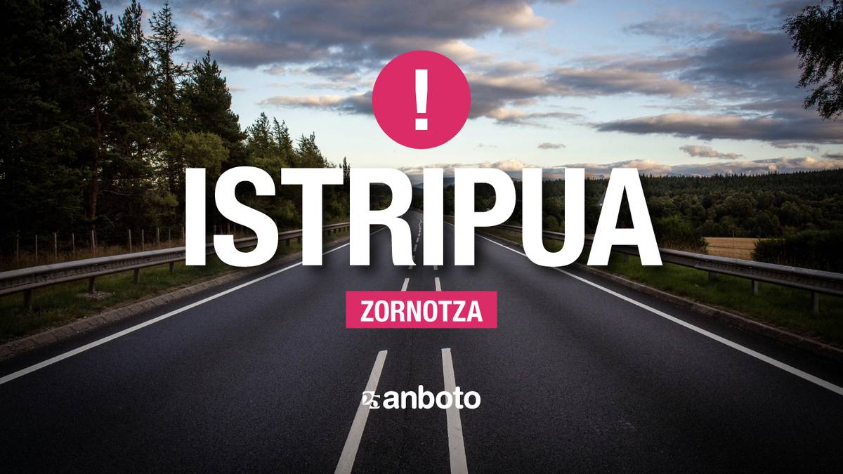 Pertsona bi zauritu dira Zornotzan izandako auto istripuan