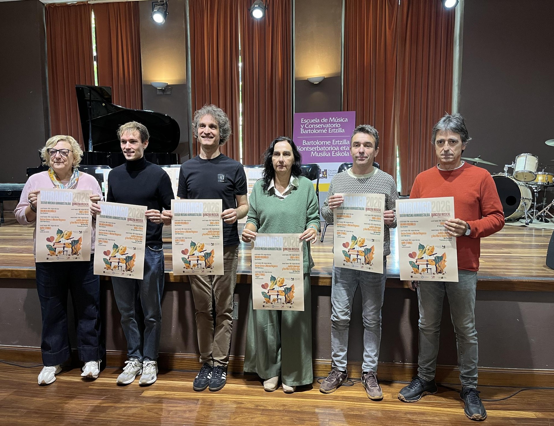 Dolmen Ensemblea, boskoteak emango dio hasiera Durangoko XXXVII. Musika Hamabostaldiari