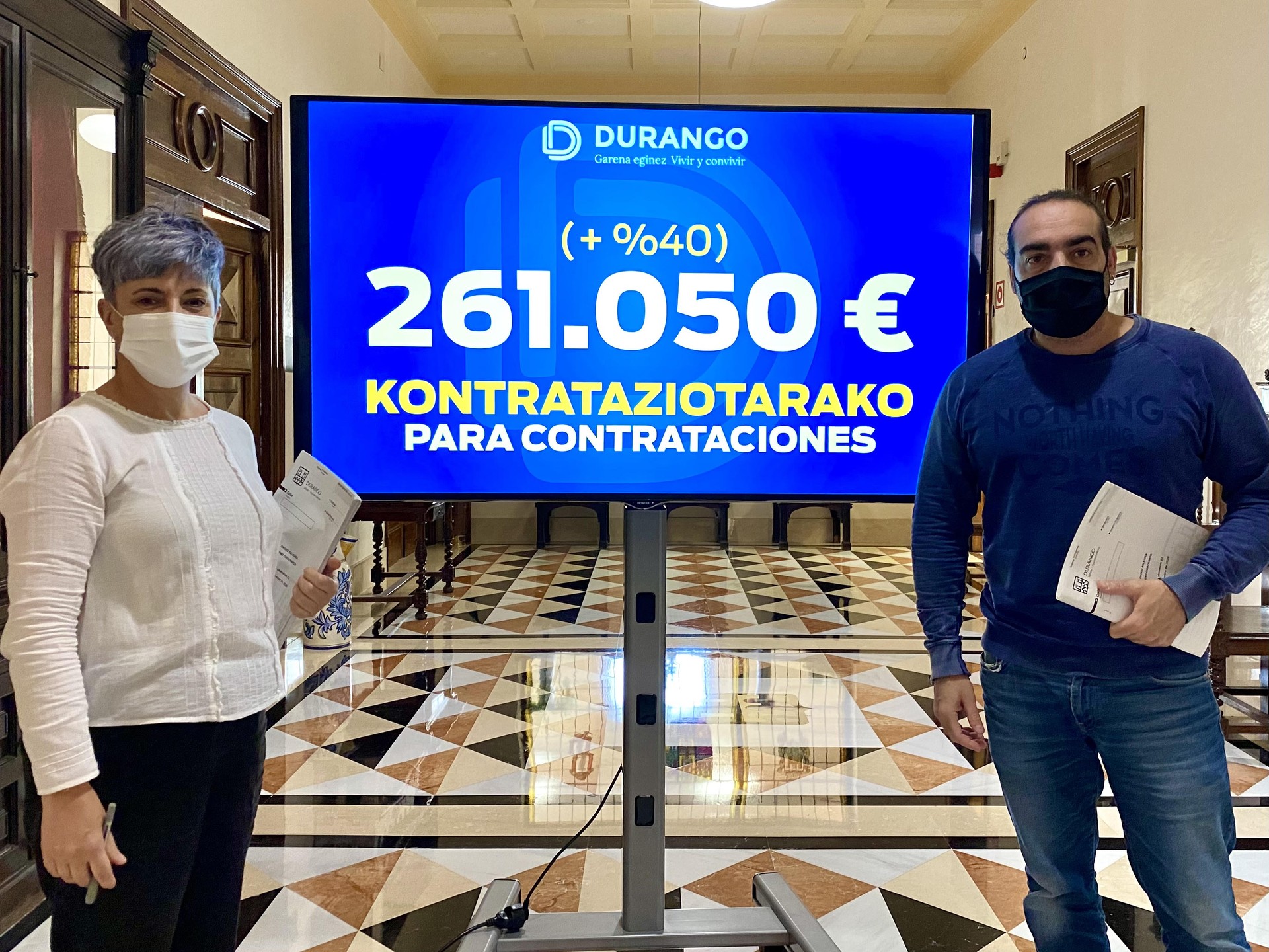 Durangoko Udalak 261.050 euro eskainiko ditu kontrarazio laguntzetarako
