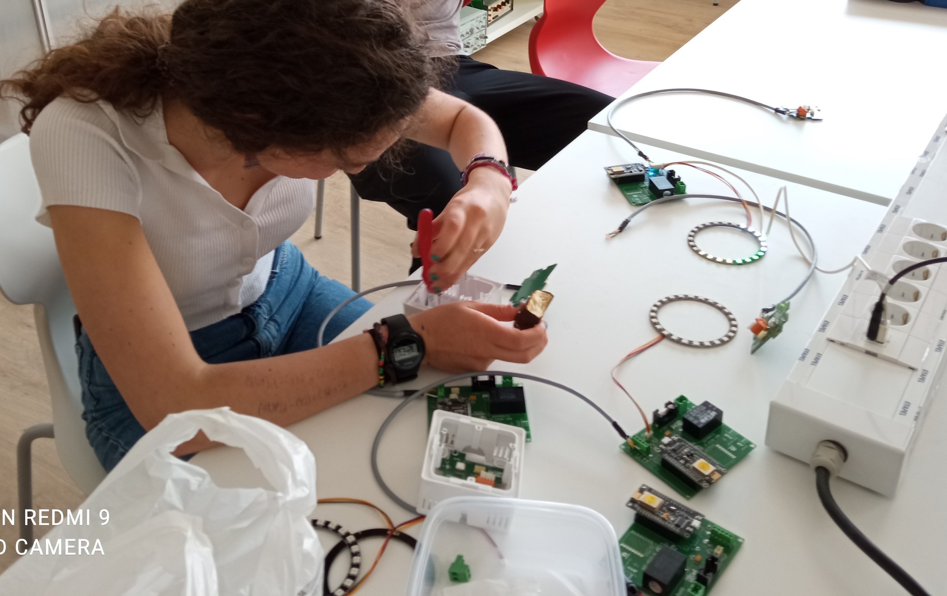 Iurreta Lanbide Heziketako elektronikako mintegia Orobiogoitiako ikasleekin lanean