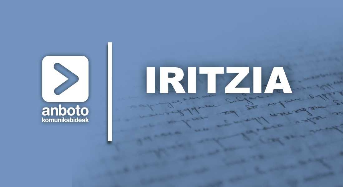 [IRITZIA]: 'Itsasoan goldaketan'